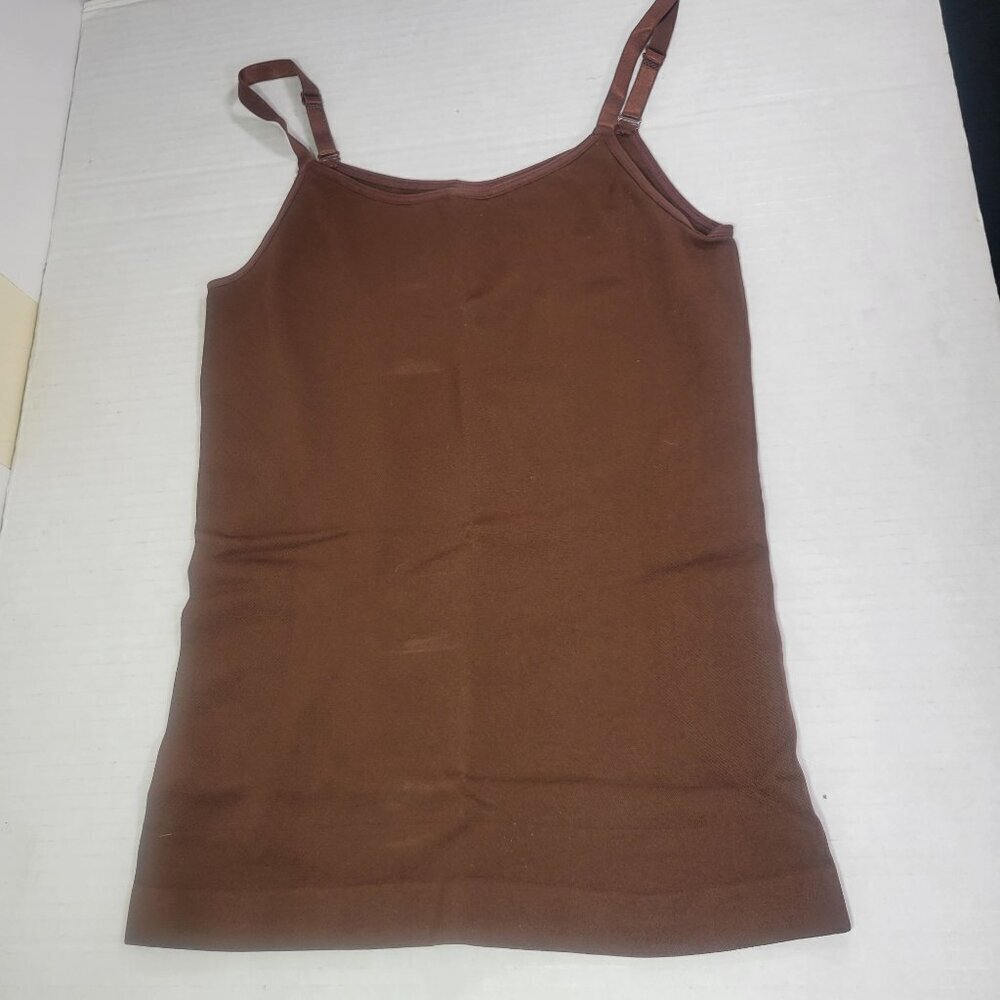 Shapermint Chocolate Scoop Neck Shaping Cami # 62001 Size XL
